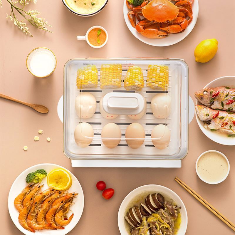 Electric Dumpling Food Digital Cooker Factory Bread Breakfast Machine Control Steam Economical Steamer/ Dim Sum Egg Steamer