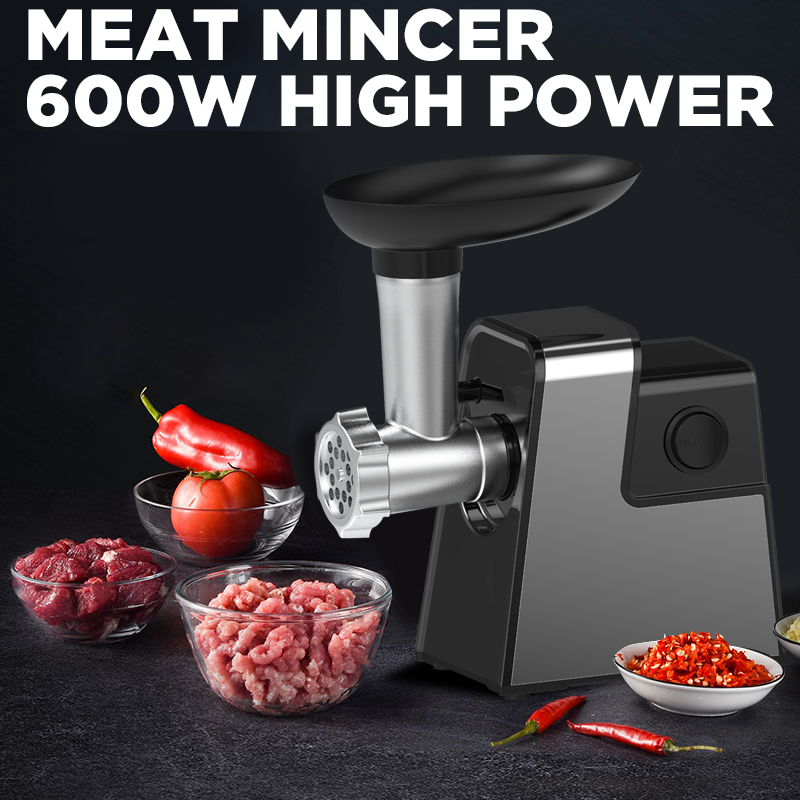 Electric Stainless Steel Mix Electric Universal Motor Meat Slicers Machine Meat Grinders For Kitchen Restaurant Use