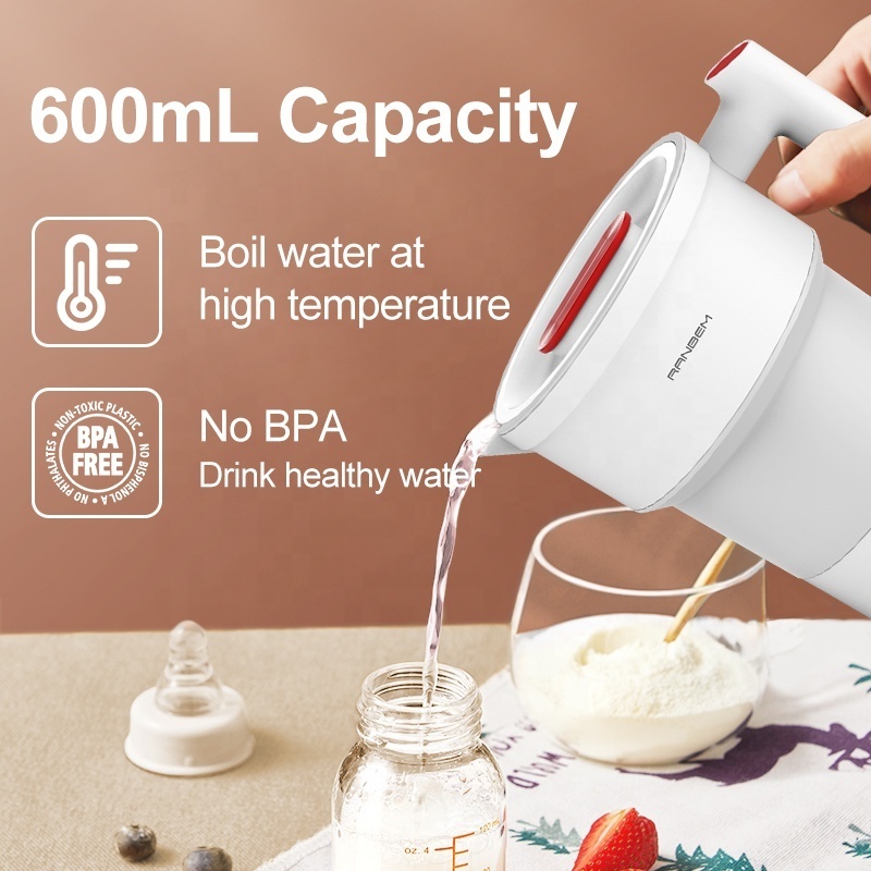 Ranbem 1026I Travel Foldable Heater Mini Hot Water For Silicone Jug Household Portable Multifunctional Folding Kettle