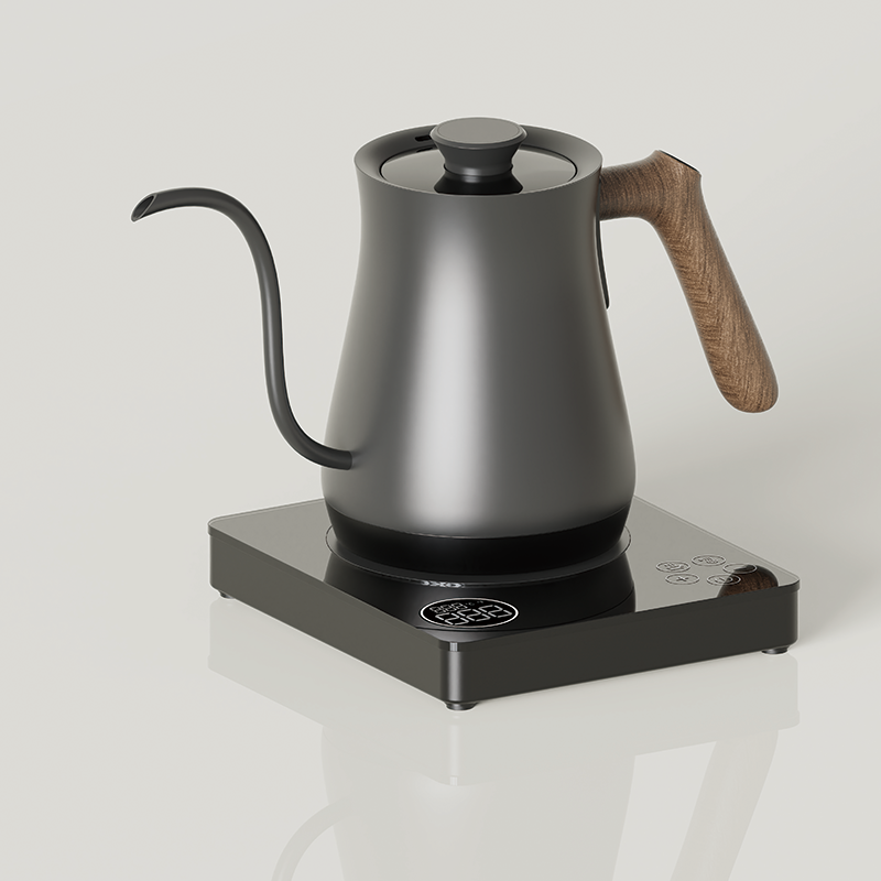 Gooseneck Electric Kettle With Temperature Contr 0.7L Automatic Shut Off Tea Coffee Kettle 1000W Quick Heating Keep Warm