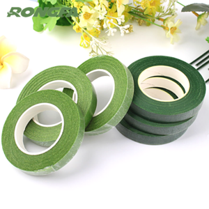 Florists Anchor Adhesive Tape Stem Wrap Decorative Floral Wire Green Beige White Florist Tape For Flowers