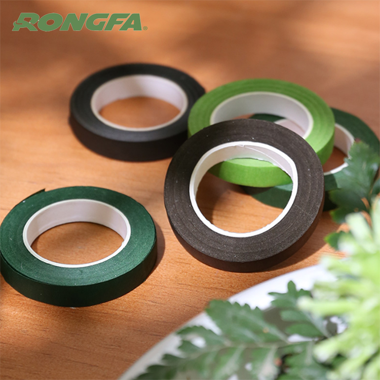 Dark green floral Tape Handmade Floral Wrap Decoration for Bouquet Wrapping