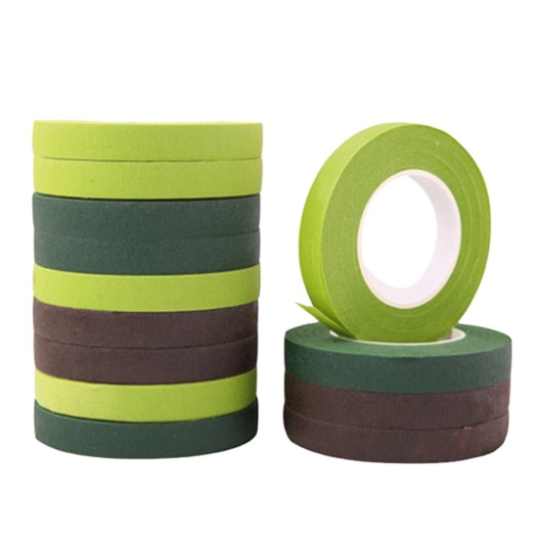 30 yards floral green stem wrap adhesive tape