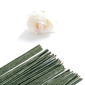 24 Gauge 36 cm floral wire Garden DIY Crafts Flower Paper stem wire Green floral Paper Wire for flowers making and shape