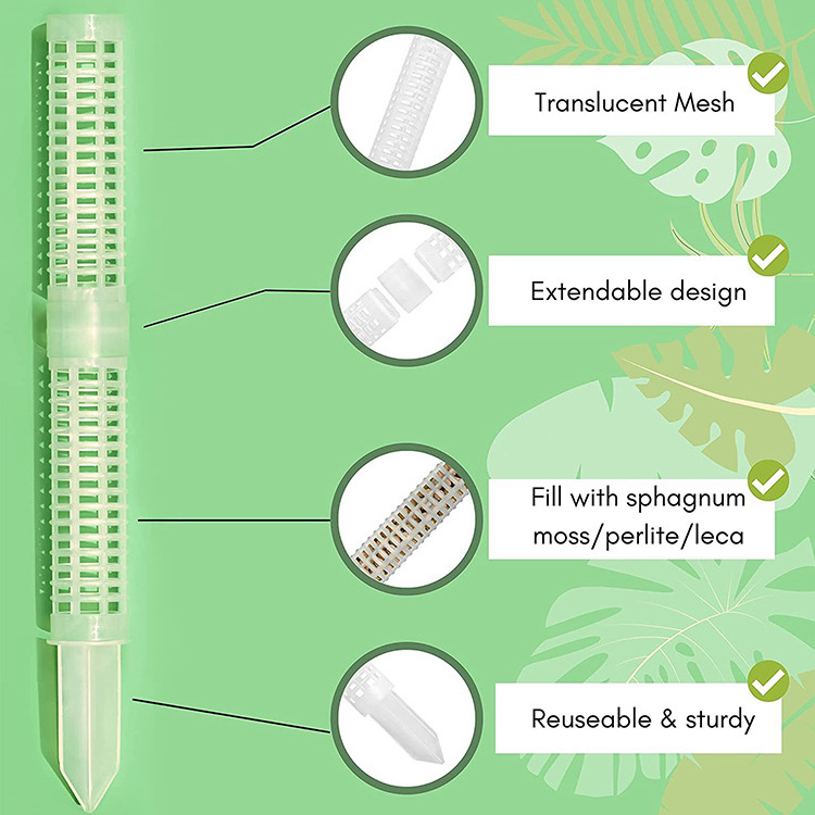 Plant Support Growth Stakes  plastic Honeycomb Coir water Moss Poles Stick Plant Stands column climbing Indoor Plants Moss Poles