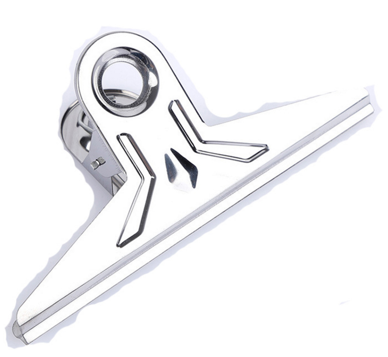 Large Bulldog Clip, Coideal 10 Pack Silver Stainless Steel File Money Binder Clips Clamps/Metal Food Bag Paper Clips