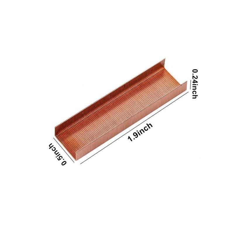 26/6 Copper Plating Office Pin Stainless Steel Staple With High Quality copper staples