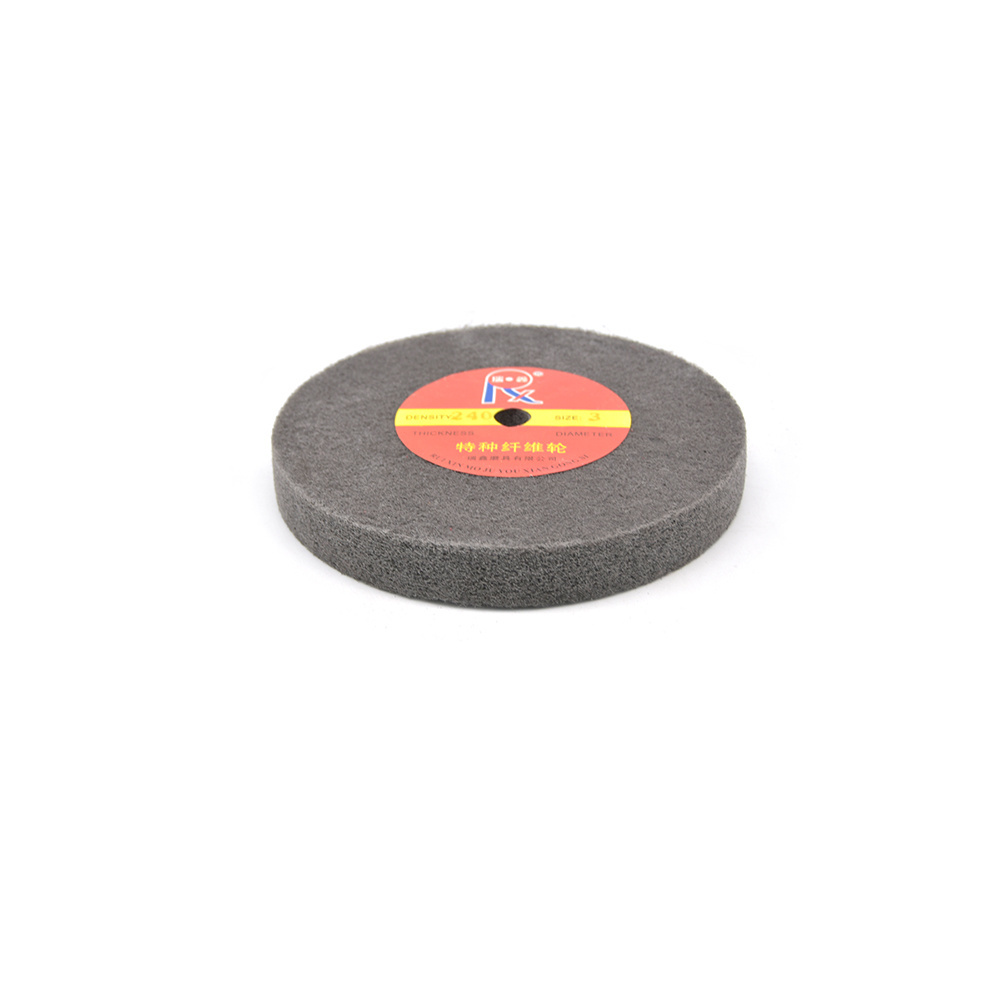 HUIRONG Hot selling Customized sharpness Nylon polishing pad fiber polishing pad burring wheel glass fiber disc