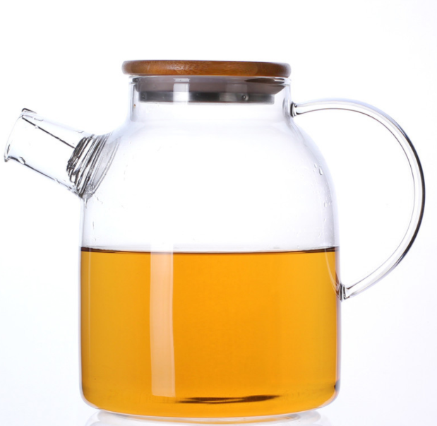 High-borosilicate glass kettle large-capacity teapot transparent cold water kettle