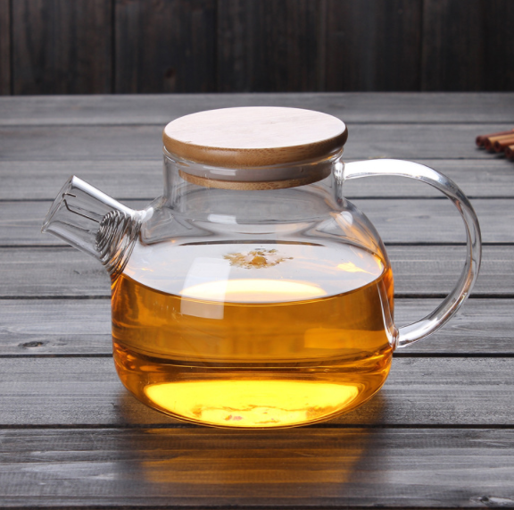 High-borosilicate glass kettle large-capacity teapot transparent cold water kettle