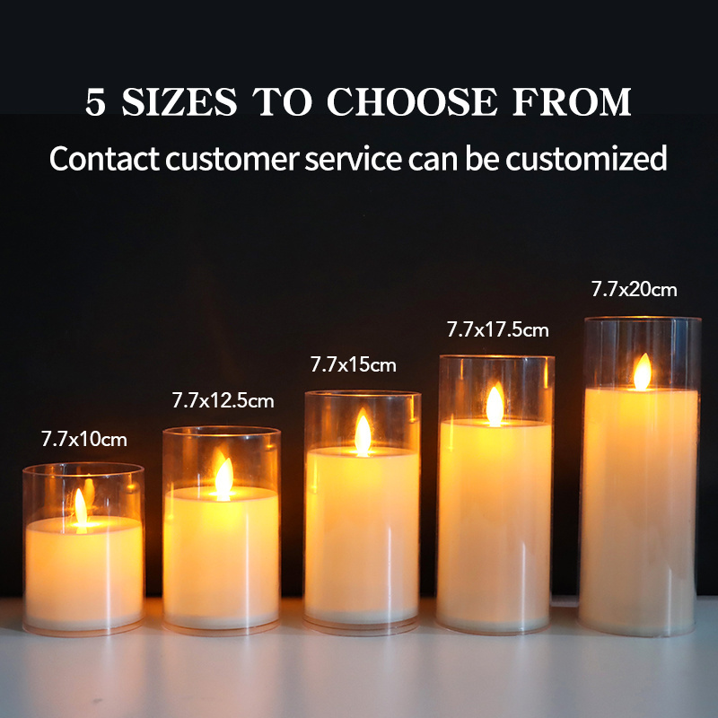 Led Candle Lamp Electronic Battery Power Candles Flameless Flicke Tea Candles For Decor Wedding Decorative Light