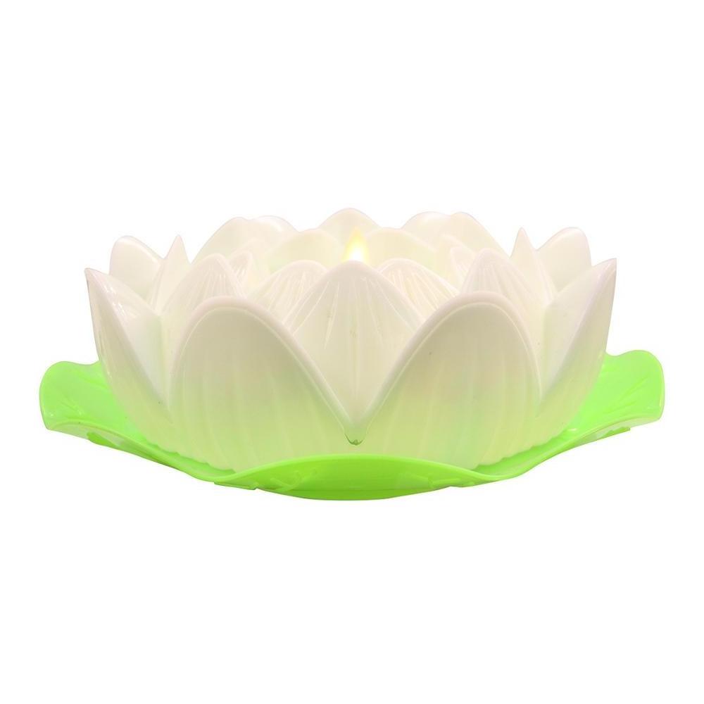 LED Candle Batteries Operated Flame Light Decoration Home Garden Lotus Led Candle