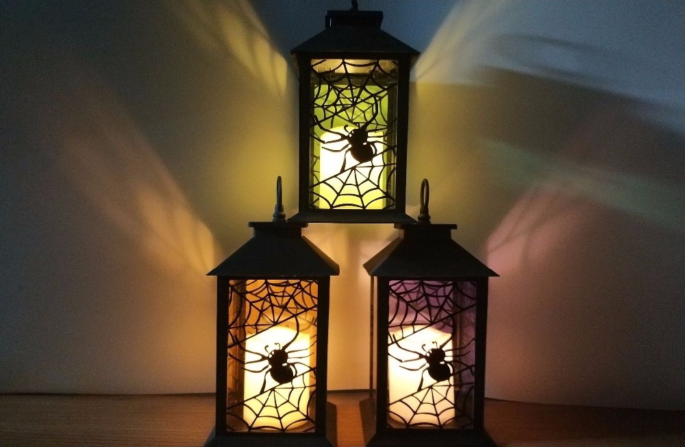 Hot-sales Halloween Classic Moroccan Candle Holder Lantern plastic candle holders, lanterns and candle jars