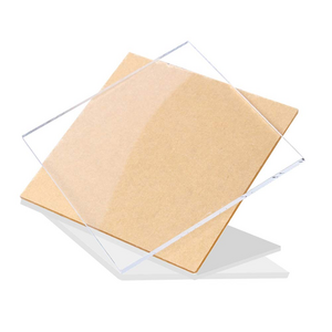 Huisen Acrylic Sheet 12"x12" 1/8" 3mm Thick - Clear Acrylic Sheet for Craft Projects, Display Projects