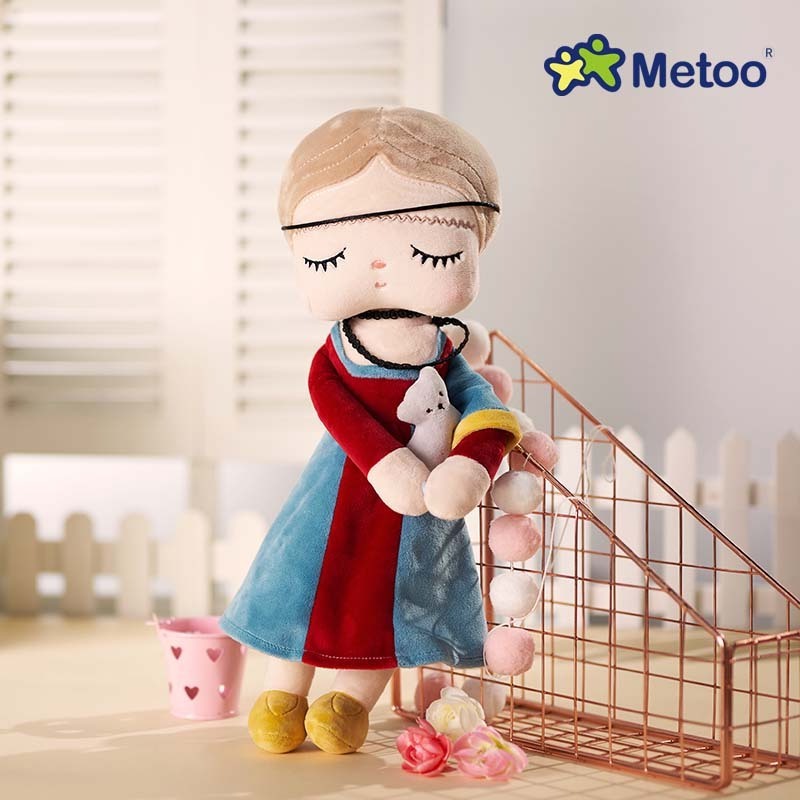 Metoo Famous Painting Angela Plush Doll Super Soft Plush Girl Doll Custom Plush Toys Doll Muneca de peluche CPC