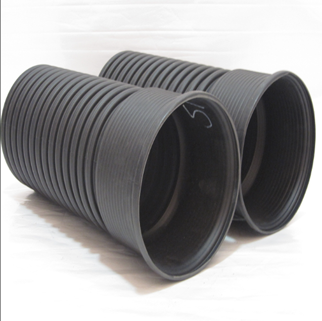 300mm 400mm 800mm Double Wall Corrugated HDPE Pipe Plastic Pipe Drain Tube PE Culvert  pipe