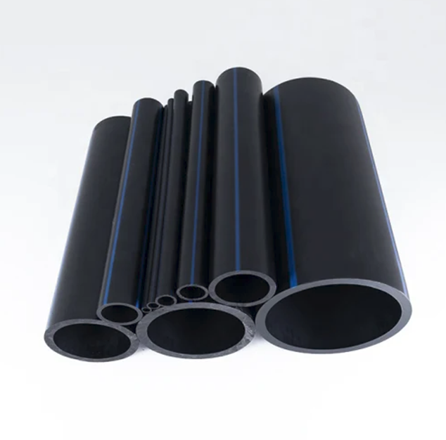 Pn8~16 High Density Polyethylene HDPE Pipe for Water Supply Gas Mining Agriculture Irrigation Drainage culvert pipe