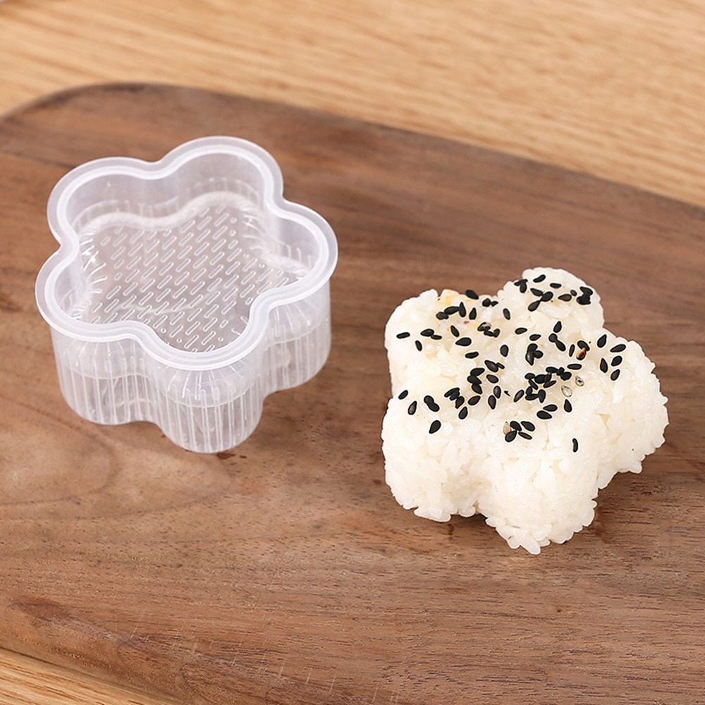 Press Maker Sushi Triangle Mould Cartoon Shape Japanese Onigiri Rice Ball Bento Gadget Machine Kitchen Accessories Tool