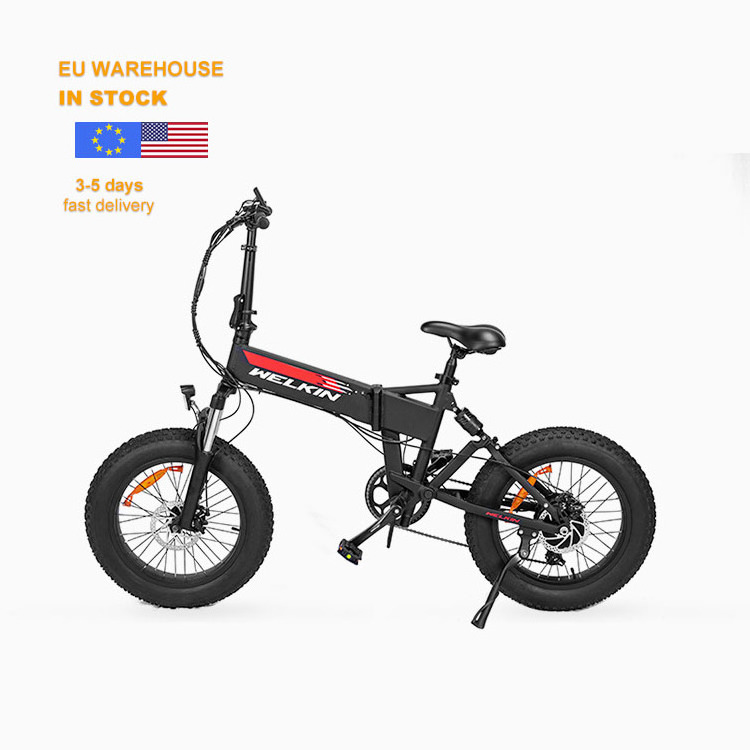 Free shipping 7 speed 20 inch 250w 500w welkin folding fat tire popular electric city e bike elektrische fiets fat bike electric surron