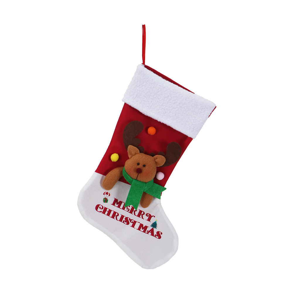 Christmas Decoration Supplies Candy Gift Bag Large Socks Christmas Tree Ornaments Christmas Stocking