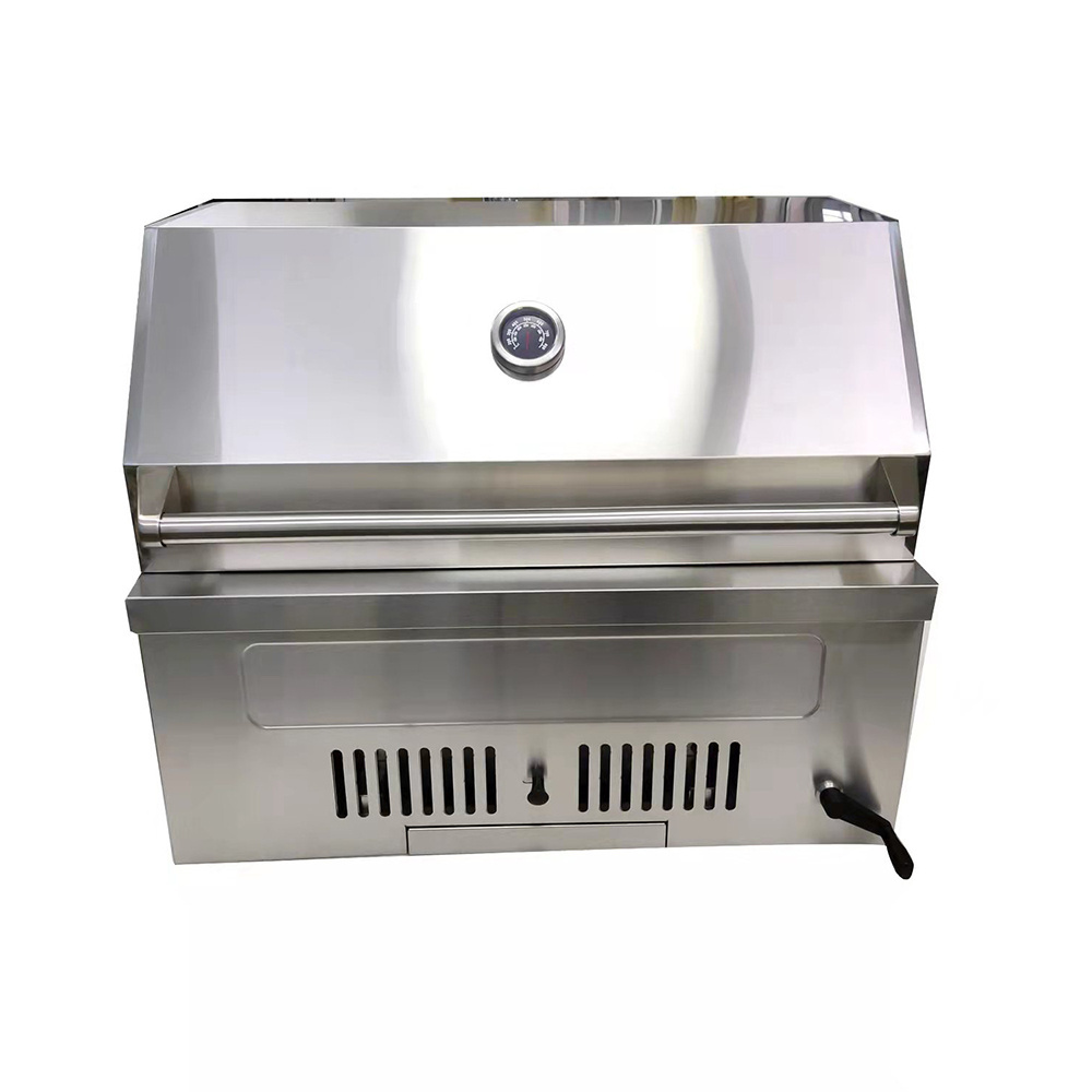 Premium Stainless Steel Built In Outdoor Commercial Bbq Luxury Charcoal Gas Bbq Grill For Sale