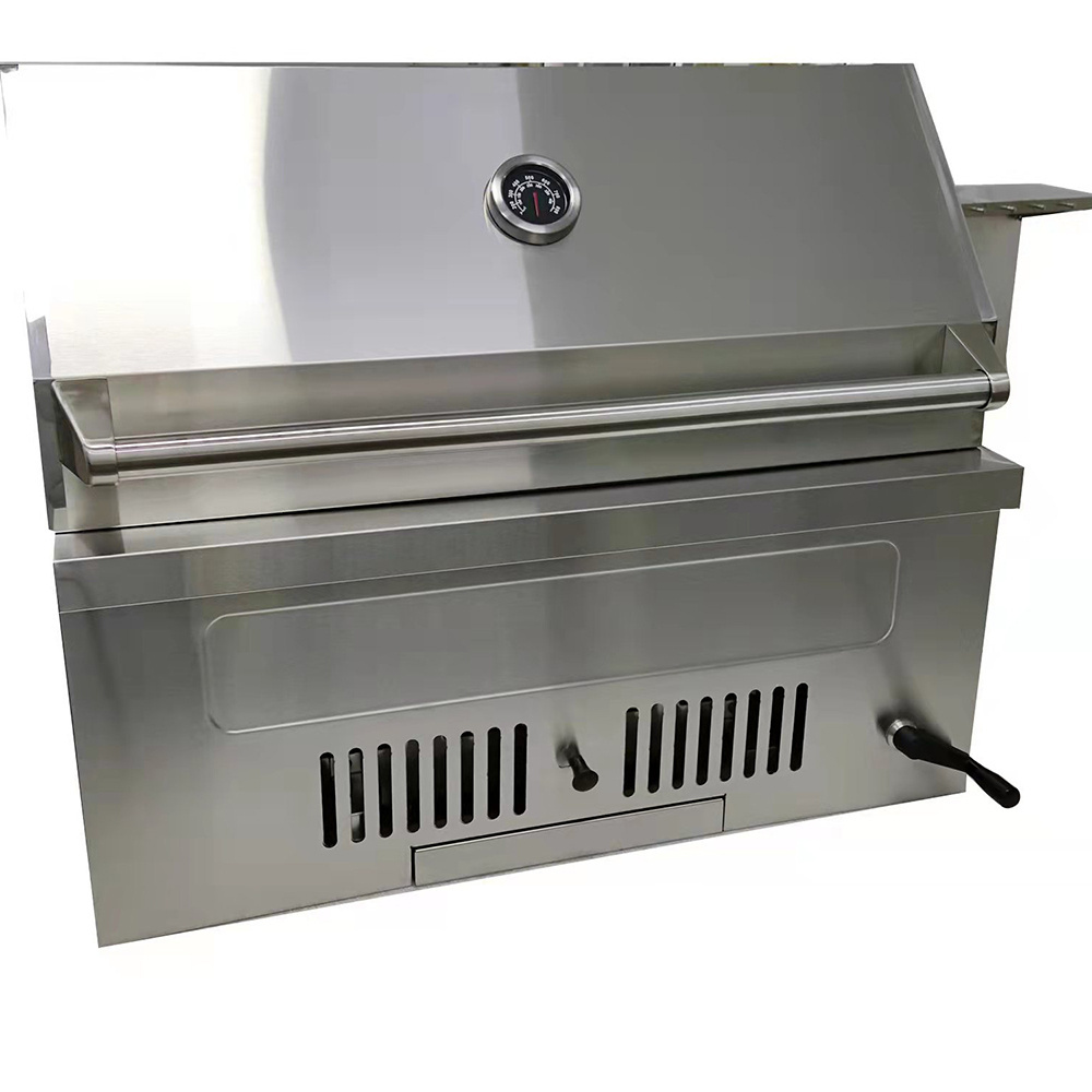 Premium Stainless Steel Built In Outdoor Commercial Bbq Luxury Charcoal Gas Bbq Grill For Sale