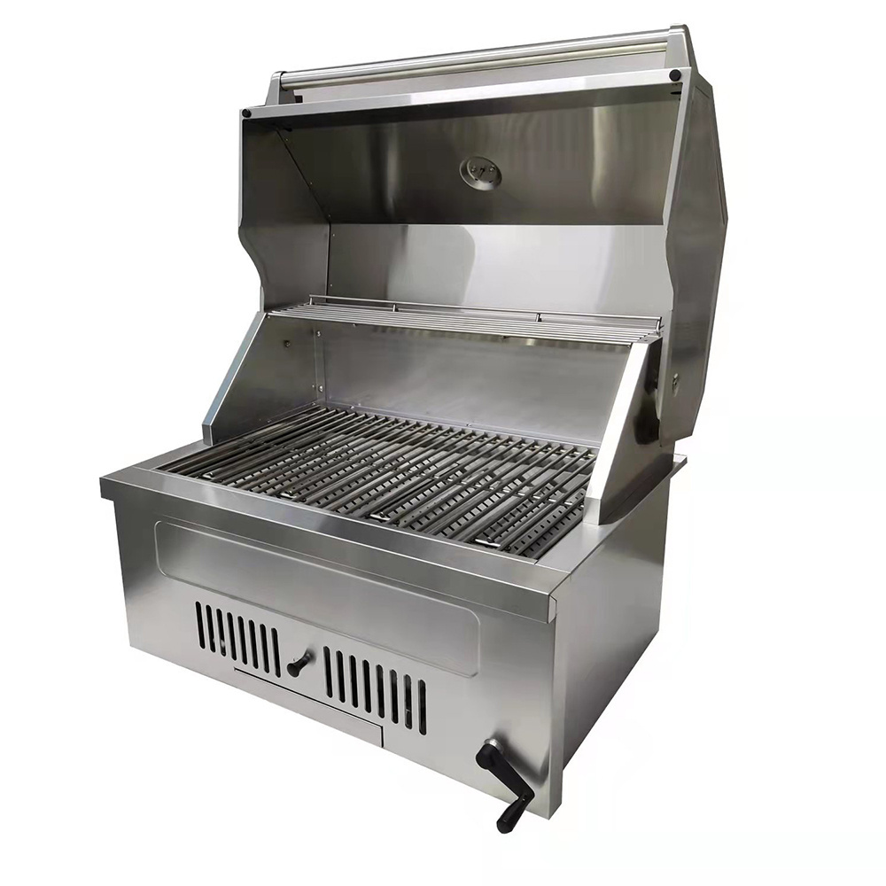 Premium Stainless Steel Built In Outdoor Commercial Bbq Luxury Charcoal Gas Bbq Grill For Sale