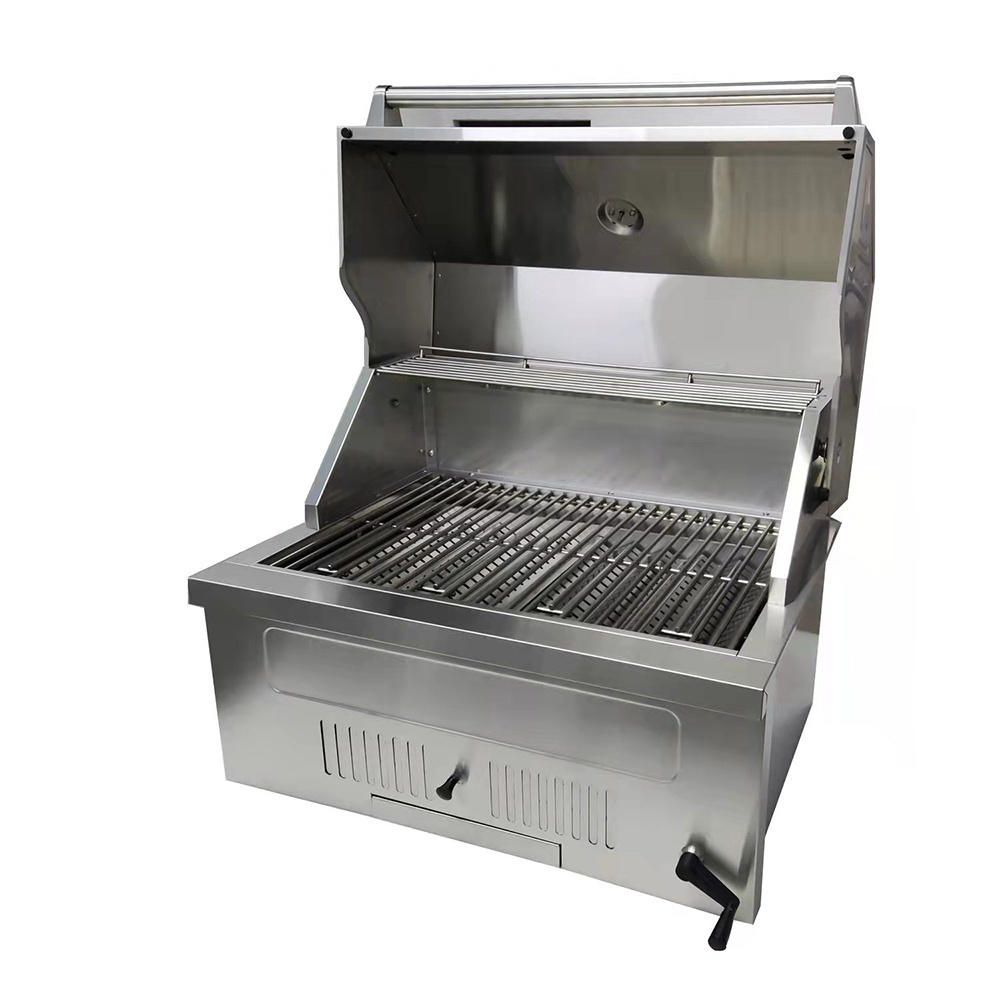 Premium Stainless Steel Built In Outdoor Commercial Bbq Luxury Charcoal Gas Bbq Grill For Sale