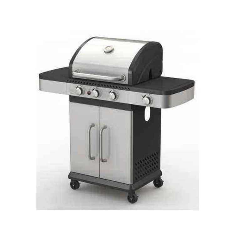 Low Pressure Gas 430 Stainless Steel Double Cover Large Customized Gas Grill