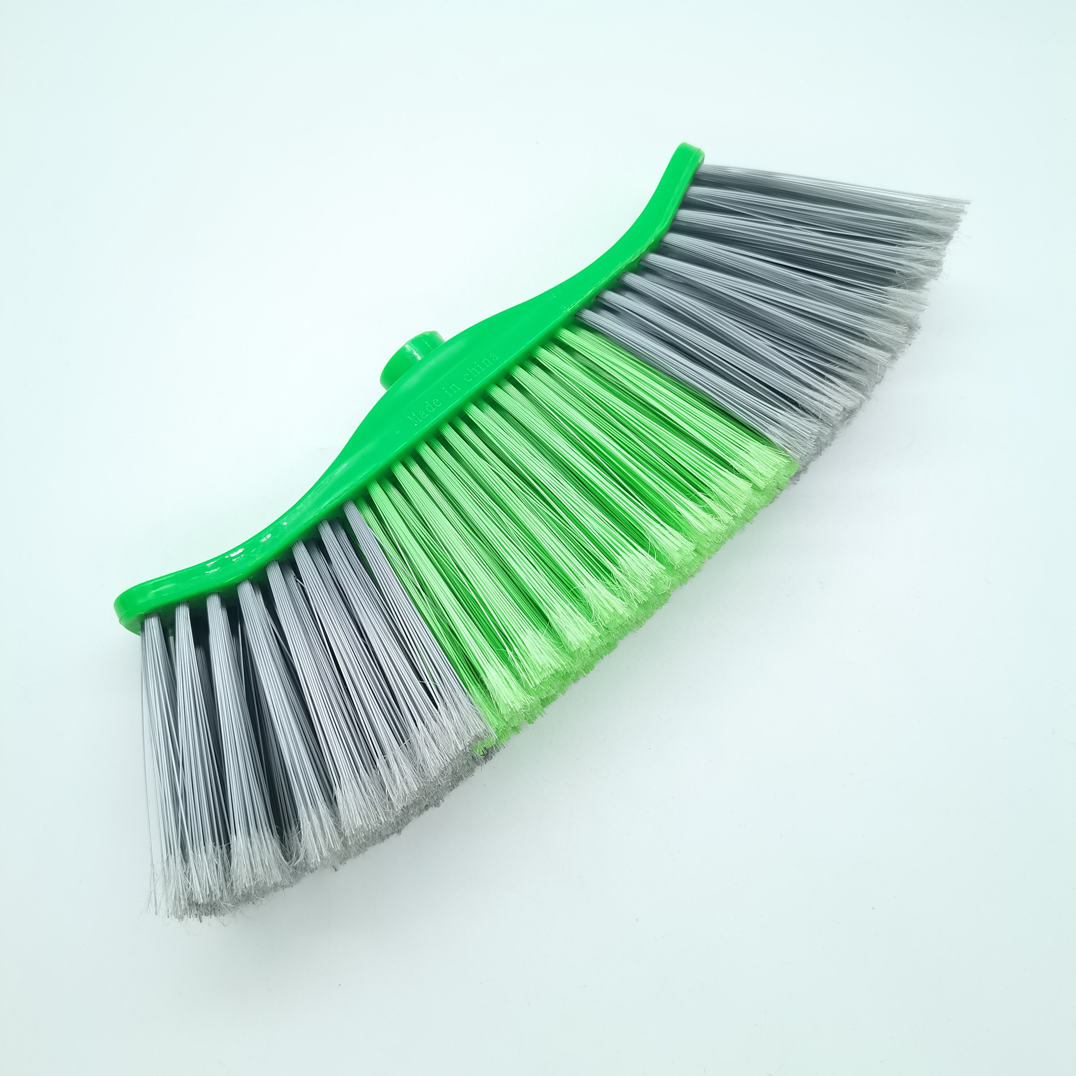 F0044 House Hold Cleaning Brush Green Cleaning Sweep Broom Soft Brush Plastic Broom Head