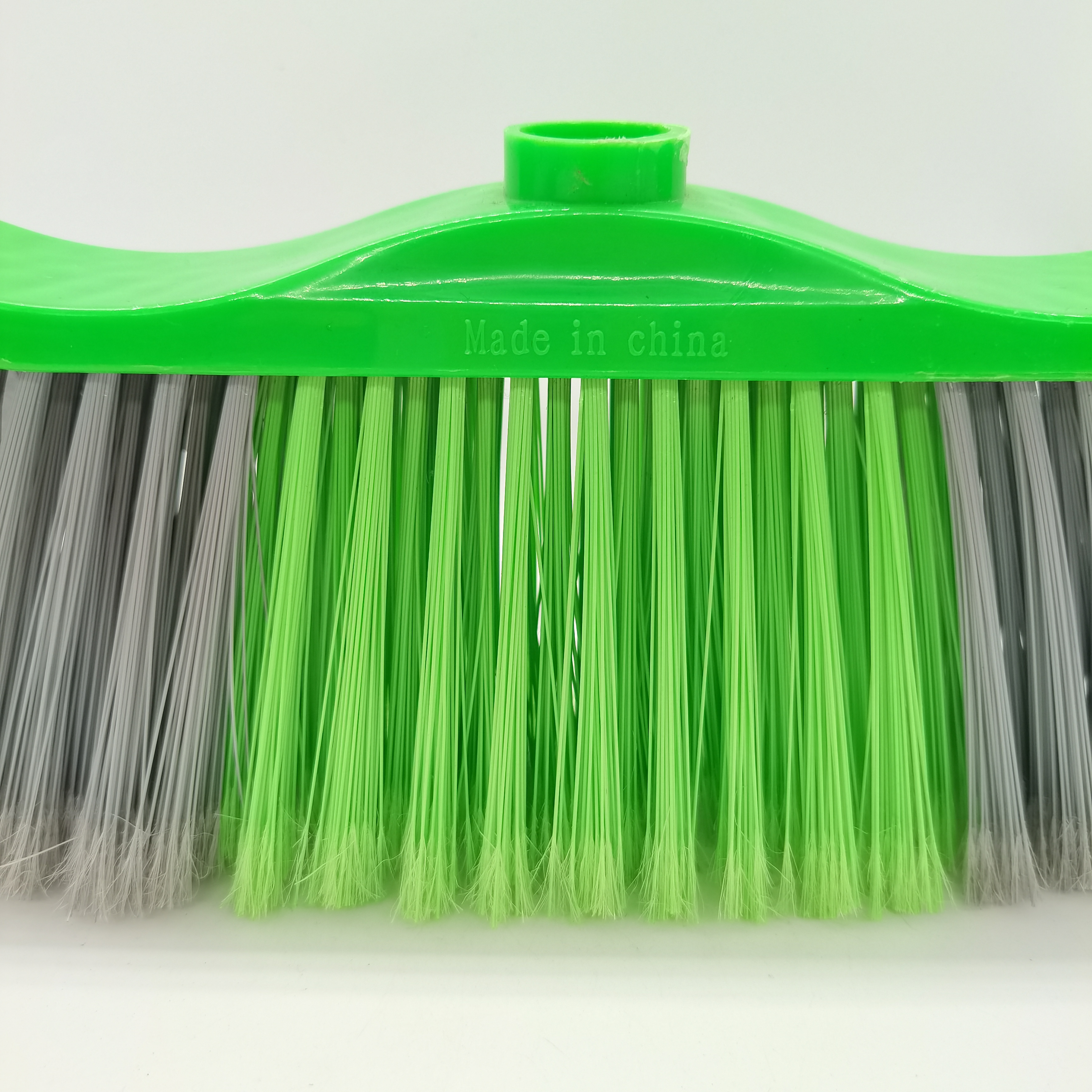 F0044 House Hold Cleaning Brush Green Cleaning Sweep Broom Soft Brush Plastic Broom Head