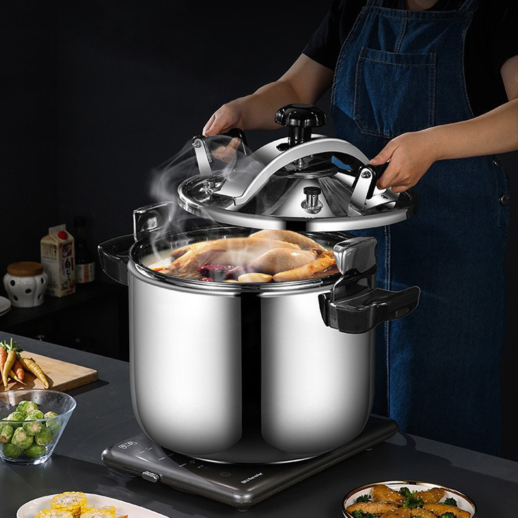 Mirror Polished Cooker  Commercial Cookers On Sale High Pressure Cooker Stainless Steel Cookware Set  Metal Pressure Pot