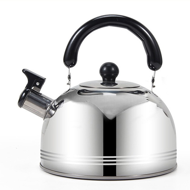 RCP TEA POT COOKER 2/3/4L Whistle Hot Water Kettle Customized Polishing Kitchen Metal Tea Pot Stainless Steel Kettle