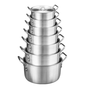 Aluminium Cookware 7pcs/set Big Cooking Pots Aluminum Sets For African And Middle East Market