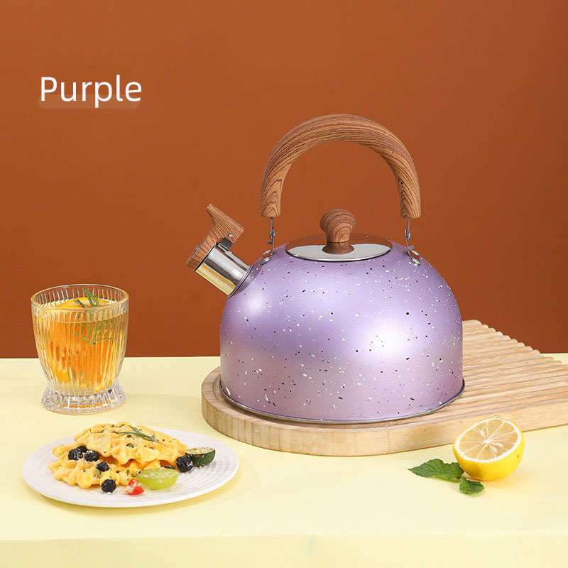 RCP TEA POT COOKER 2/3/4L Whistle Hot Water Kettle Customized Polishing Kitchen Metal Tea Pot Stainless Steel Kettle