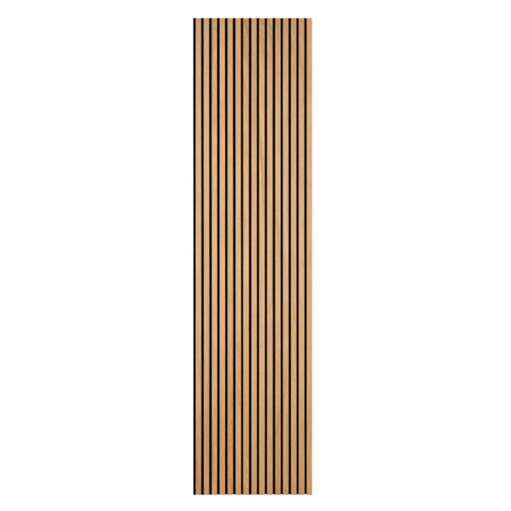 Customize size high quality and high density MDF wooden veneer slats for interior sound absorbing acoustic wall panel