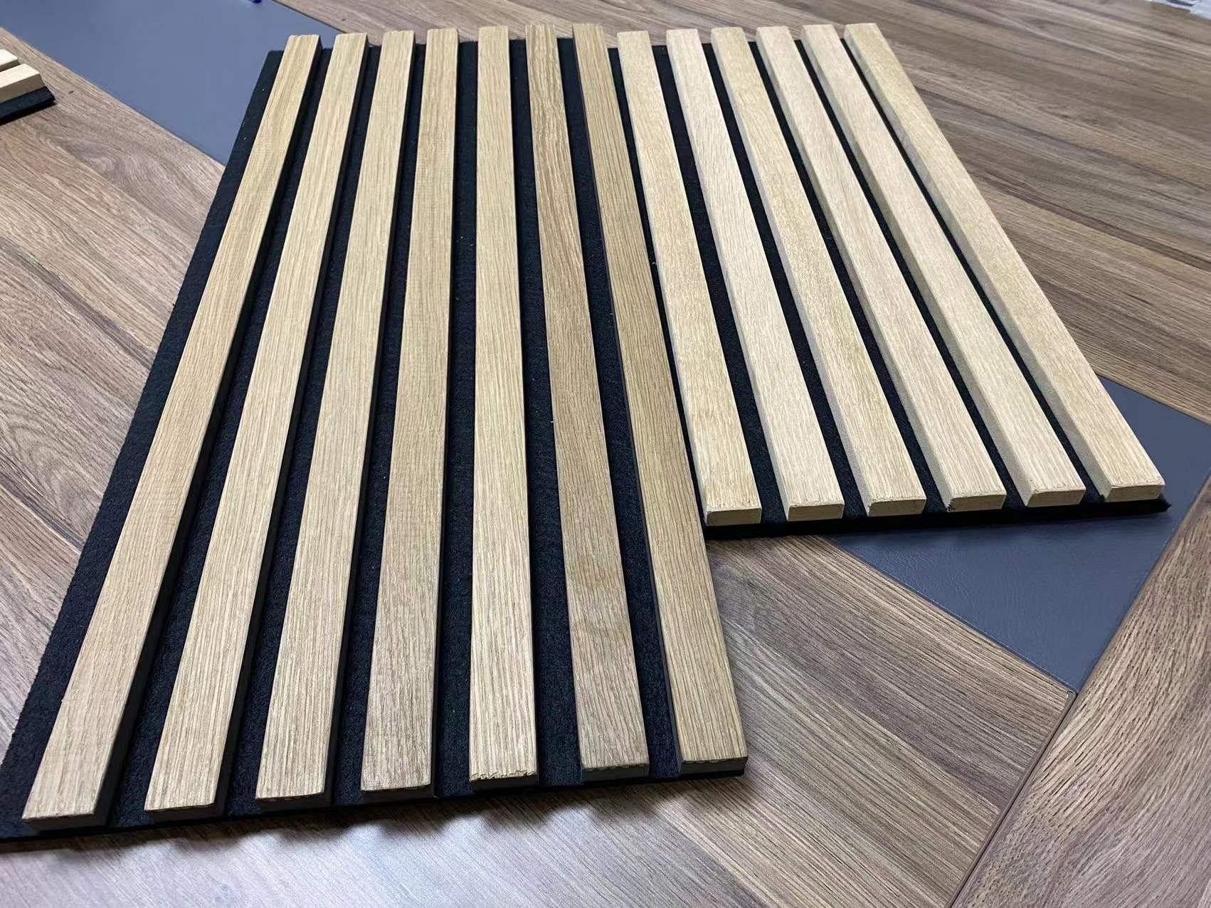 hot seal acoustic wood panel  wall foam grooved acoustic panel soundproof board  High Density Acoustic Absorption Panel