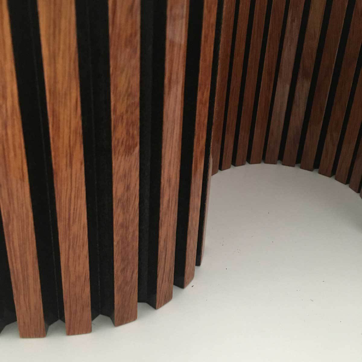 Wood office micro interior mdf wooden hdf curved acoustic panels  fireproof aluminum perforated mdf acoustic panel price