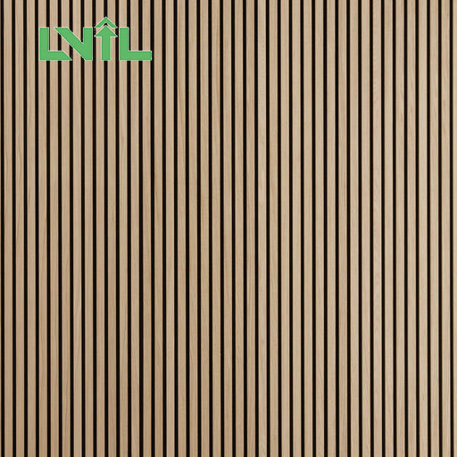 Akupanel Slatted White marble pattern Fireproof Veneer 2800*600*21mm Acoustic Panel Soundproof Wall Panel Wood Acoustic Panel