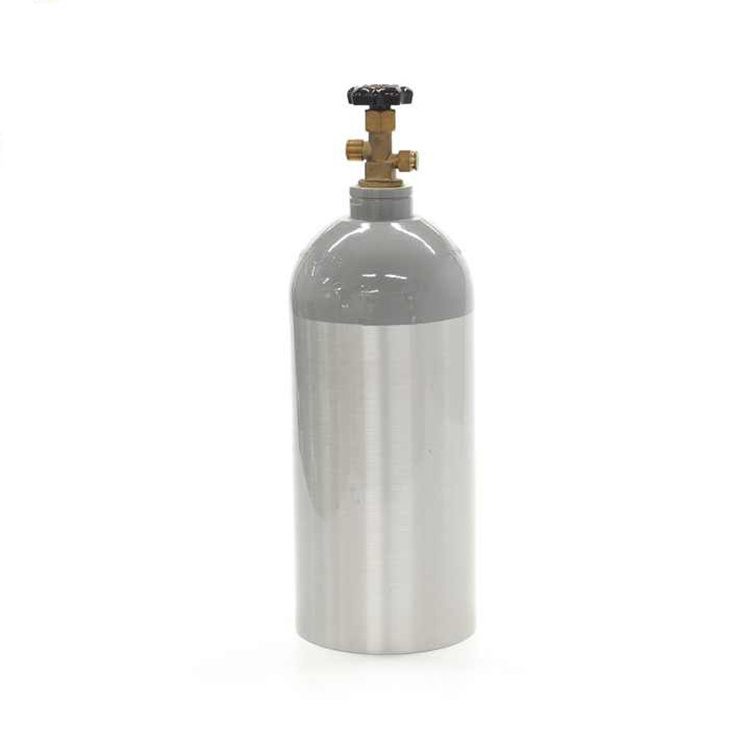 2.5Lbs 5Lbs 10Lbs 15Lbs 20Lbs Beverage Co2 Tank Drinking Aluminum Co2 Gas Tank Cylinder With Cga320 Valve