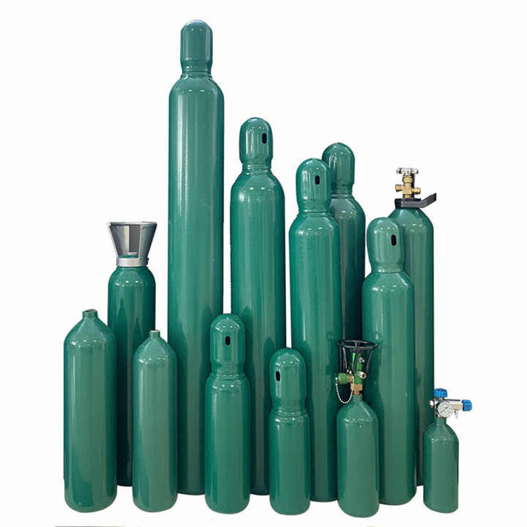 Seamless Steel Argon Nitrogen Oxygen Co2 Gas Cylinder Portable 8L 10L 12 L 14L Gas Cylinders