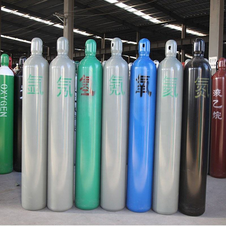 Seamless Steel Argon Nitrogen Oxygen Co2 Gas Cylinder Portable 8L 10L 12 L 14L Gas Cylinders