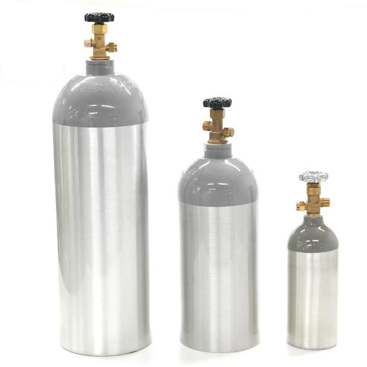 Gas Cylinders Seamless Steel Argon Nitrogen Oxygen Co2 Gas Cylinder Portable 8L 10L 12 L 14L