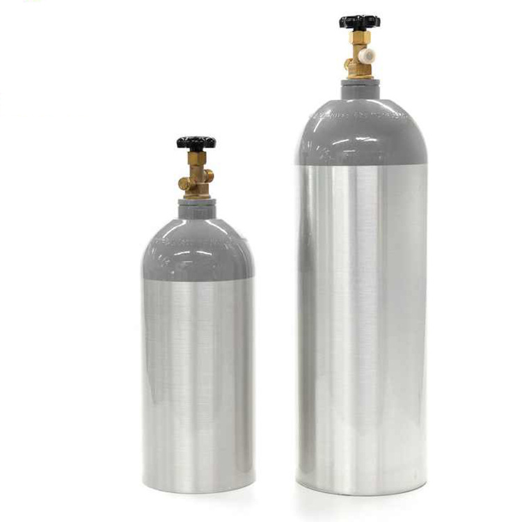 Gas Cylinders Seamless Steel Argon Nitrogen Oxygen Co2 Gas Cylinder Portable 8L 10L 12 L 14L