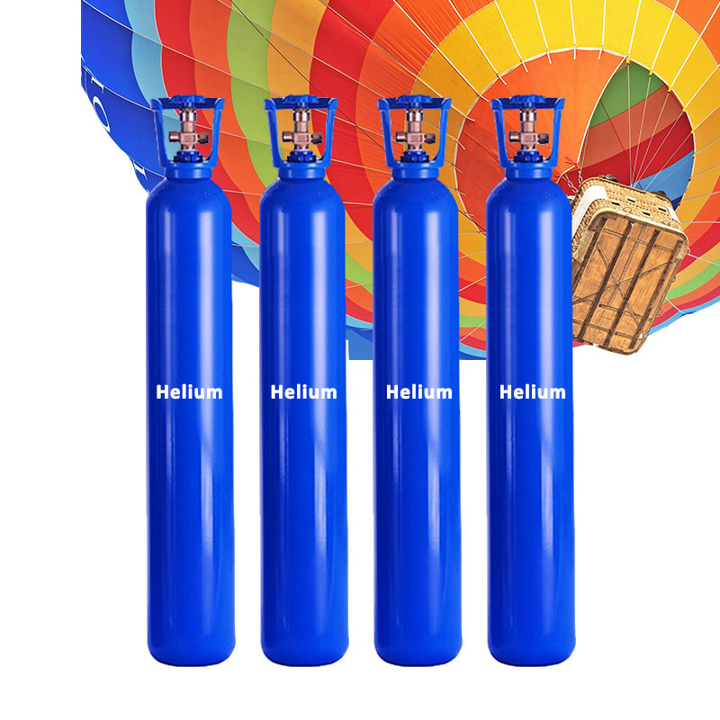 High Purity 150Bar 99.999% Helium Gas Refillable Helium Gas Tank Balloons 40L