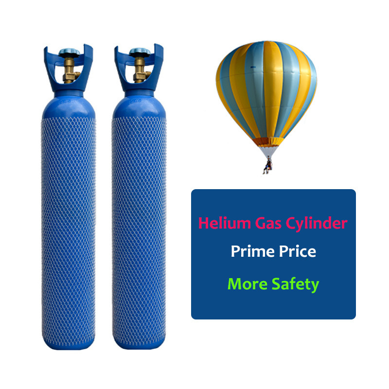 High Purity 150Bar 99.999% Helium Gas Refillable Helium Gas Tank Balloons 40L