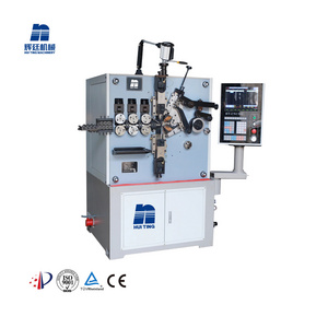 Free installation huiting hot sell 5axis 1.2-4mm 3D CNC compression spring machine and other bending machine CNC spring coiler