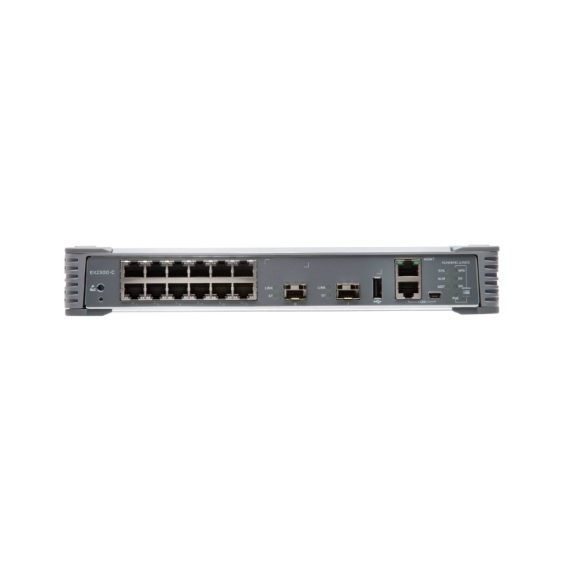 12 Ports POE Ethernet Switch EX2300-C-12P With 2 Ports 10 Gigabit Uplink