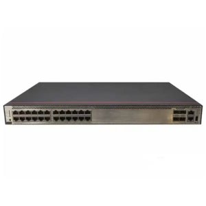 S5736-S24T4XC Network Switches 24 Port 24 10/100 / 1000BASE-T Ethernet port, 4 10 Gigabits SFP +, single sub-card slots