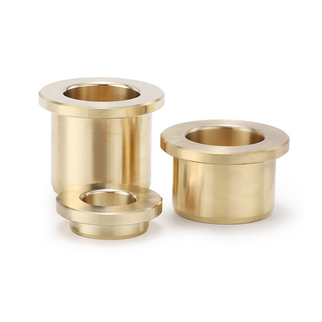 Wear-Resistant High-Strength Self Lubricating Straight Flanged JFB Leaf Spring Eye Copper Brass Sleeve Graphite Bronze Bushings